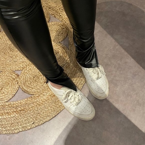 PU Leather Women Pencil Pants